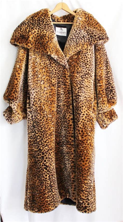 leopard fur coat long|leopard fur coat vintage.